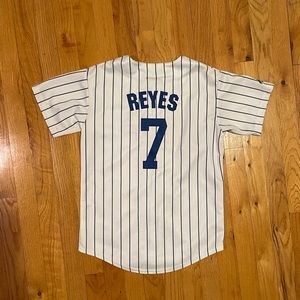 Jose Reyes Mets Majestic Jersey Youth Sz M